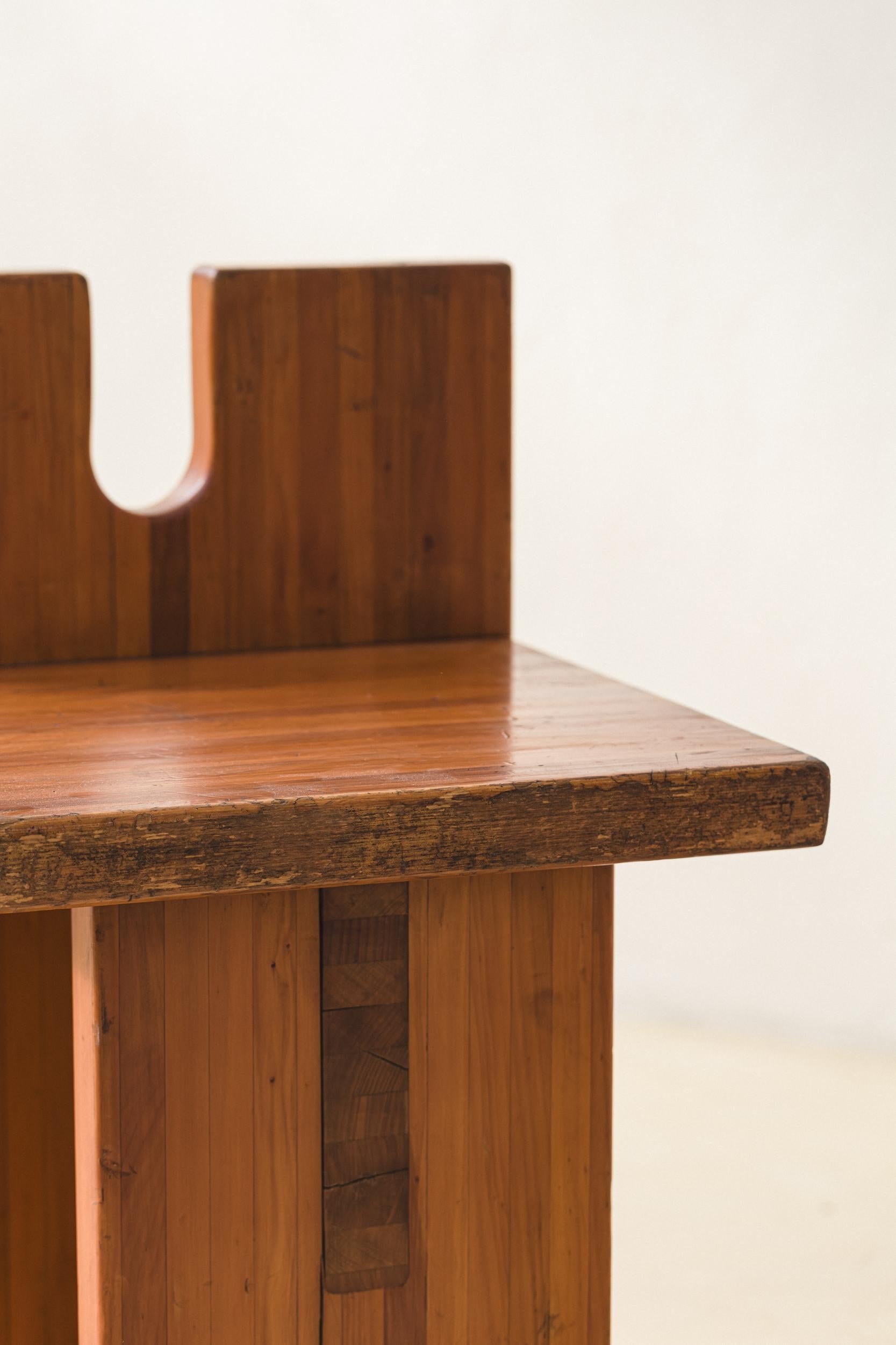 Tabouret brésilien emblématique Sesc Pompeia de Lina Bo Bardi, 1979-1980 en vente 2