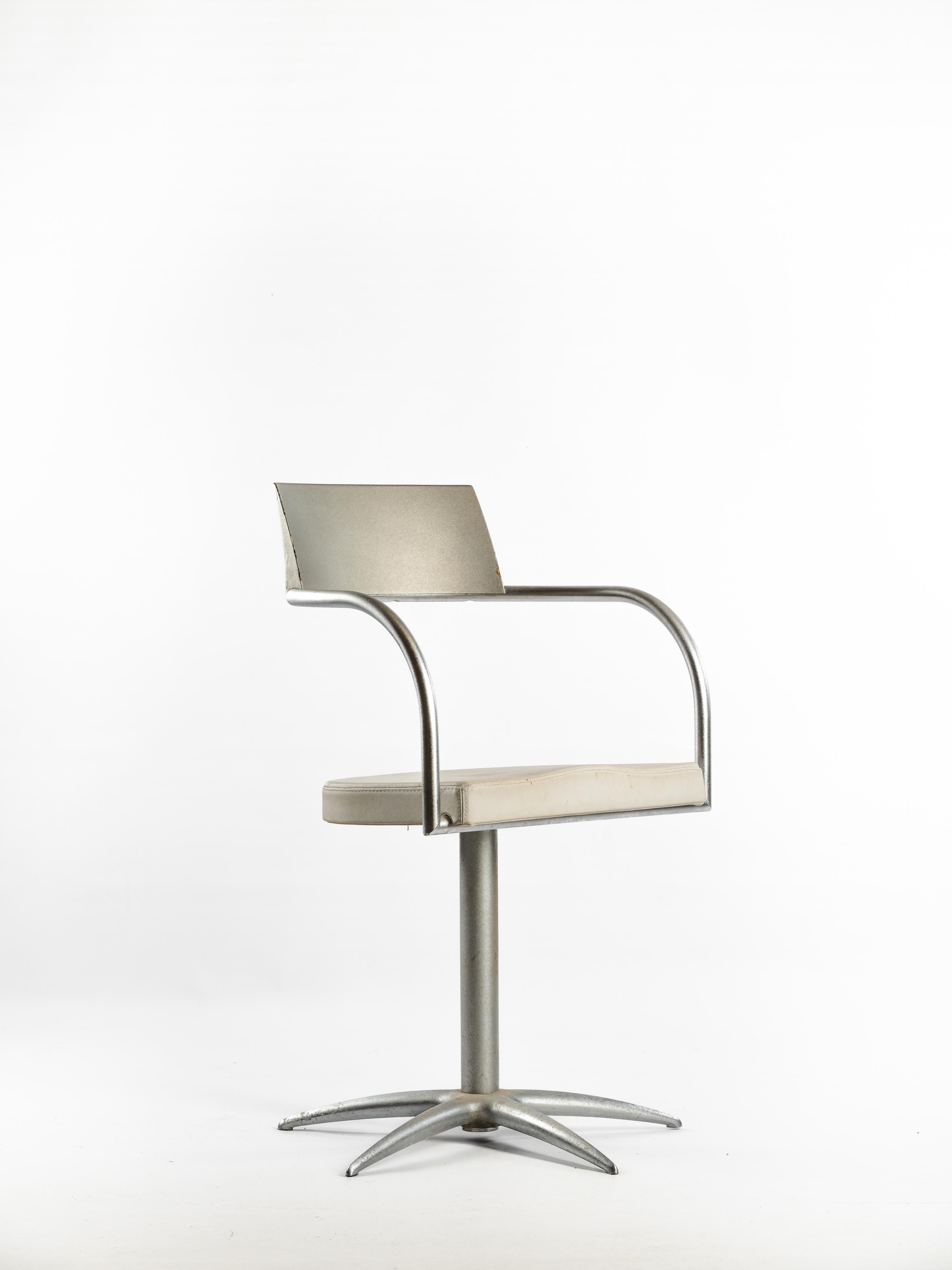 Iconic set of 4 Techno Chairs designed by Philippe Starck for L'Oréal For Sale 4
