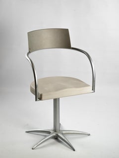 Iconic set of 4 Techno Chairs designed by Philippe Starck for L'Oréal