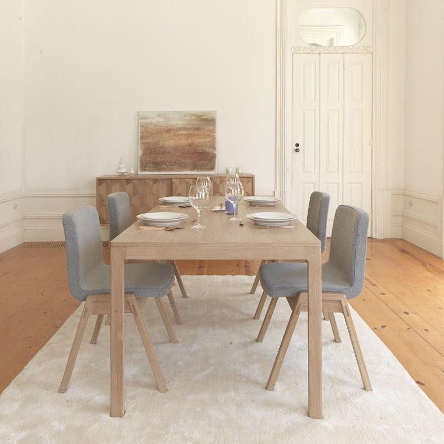 Iconic Shape Dining Table Offered in Wood  For Sale 3