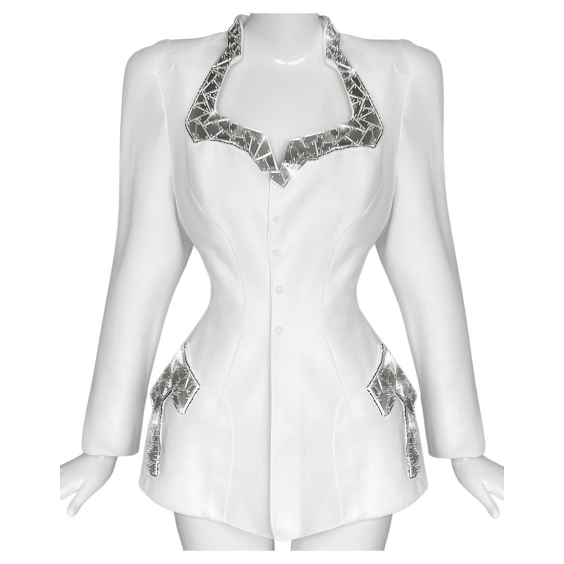 Iconic Showstopper The Thierry Mugler SS 1994 Mirror Jacket