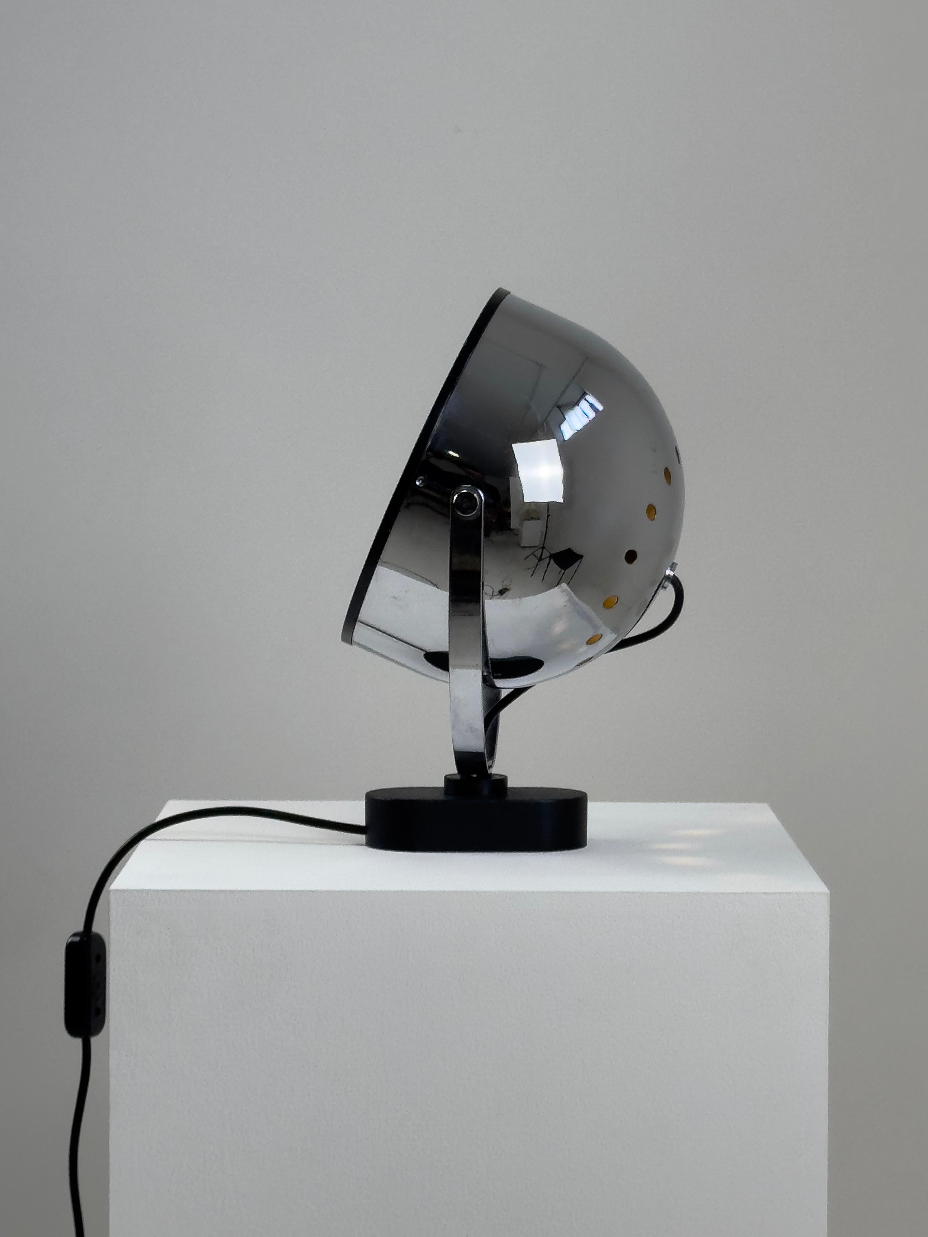 Metal Iconic Sistema Trepiù table lamp by G.Aulenti and L.Castiglioni for Stilnovo