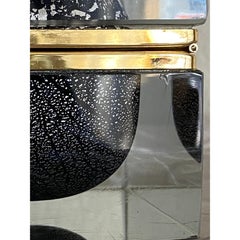 Iconica scatola di Murano con foglie di Siver e Mandruzzato Sommerso