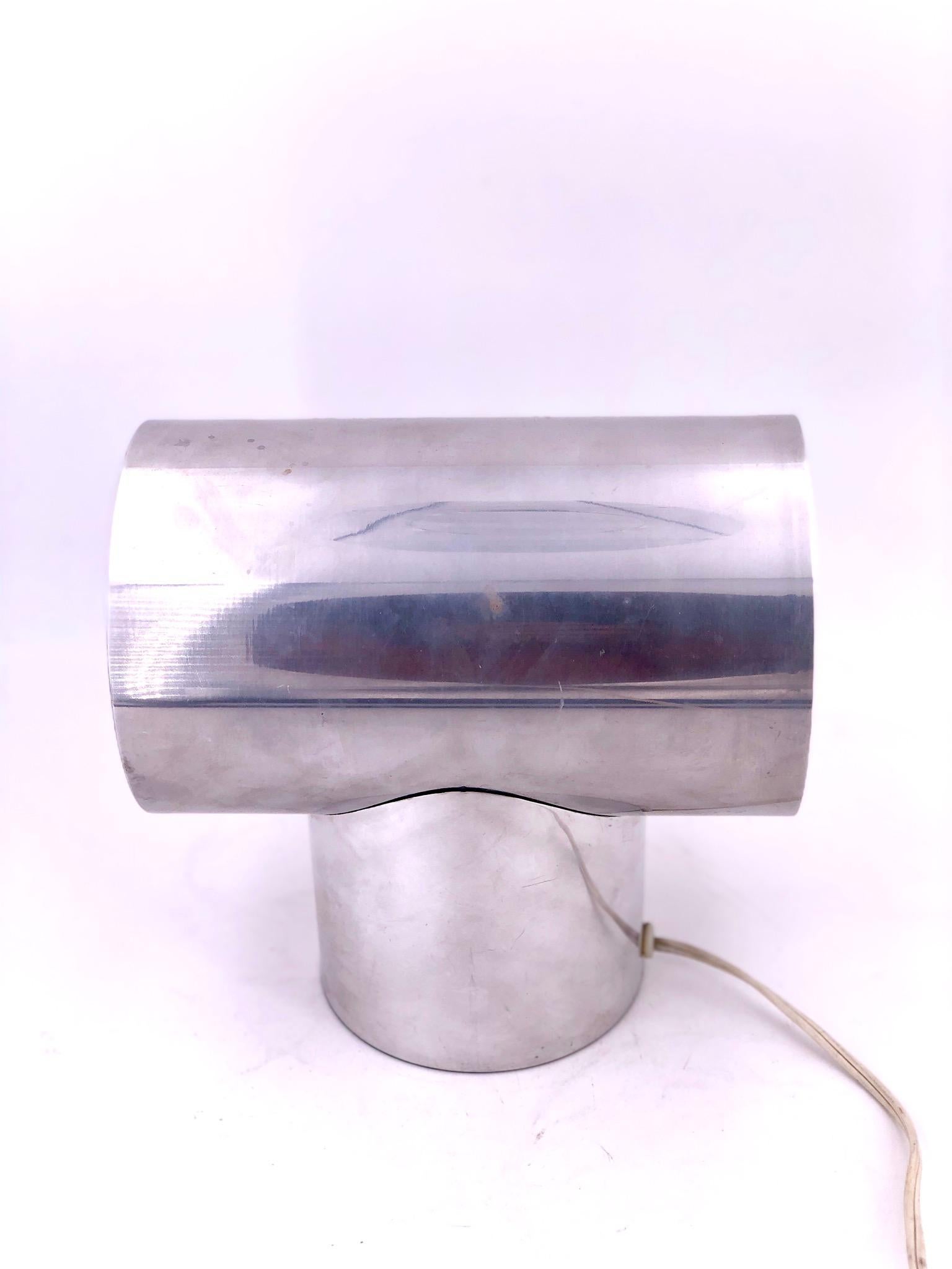 American Iconic Space Age Aurora Table Desk Clock by Kirsch Hamilton