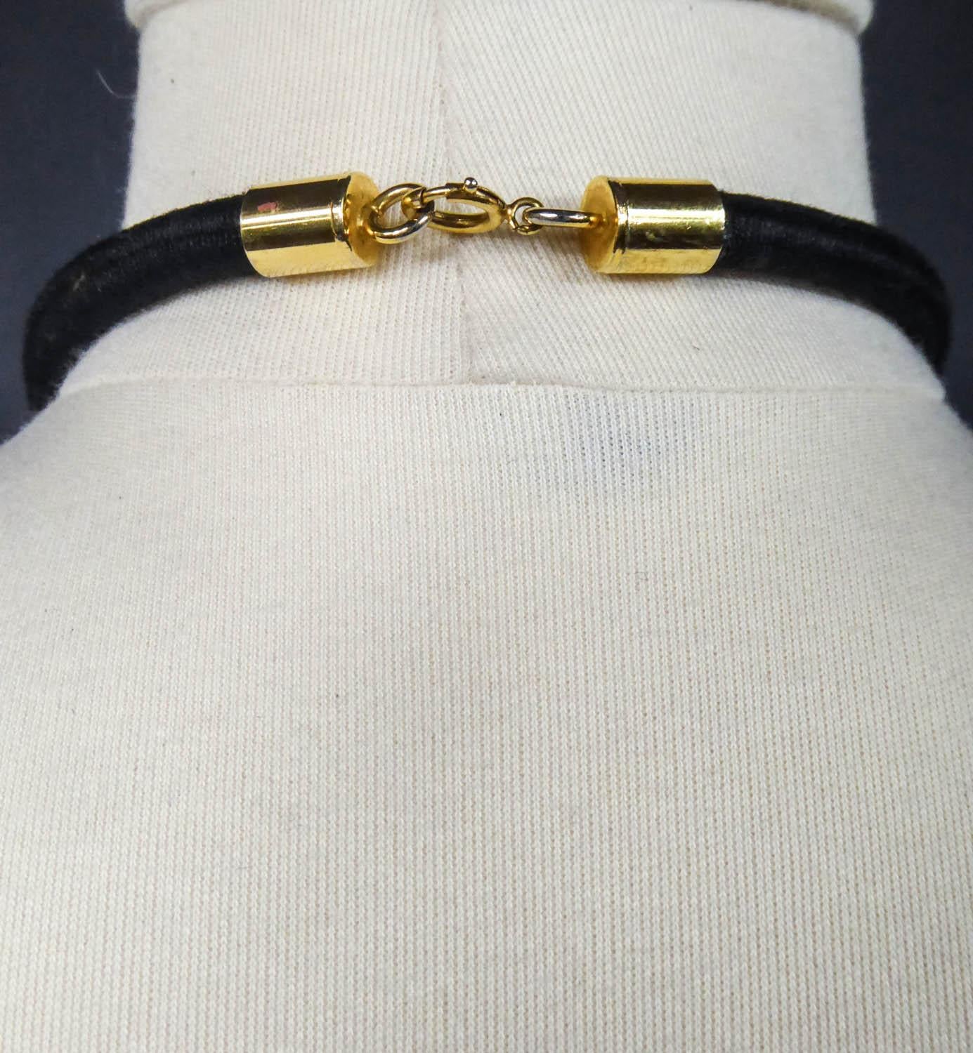 Women's Iconic Space Age Necklace by Lanvin Circa 1970 For Sale