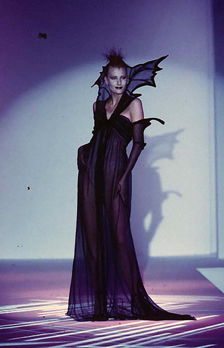Iconic Spectacular Thierry Mugler SS 1997 Gown 'Kiss of the Spiderwoman'
