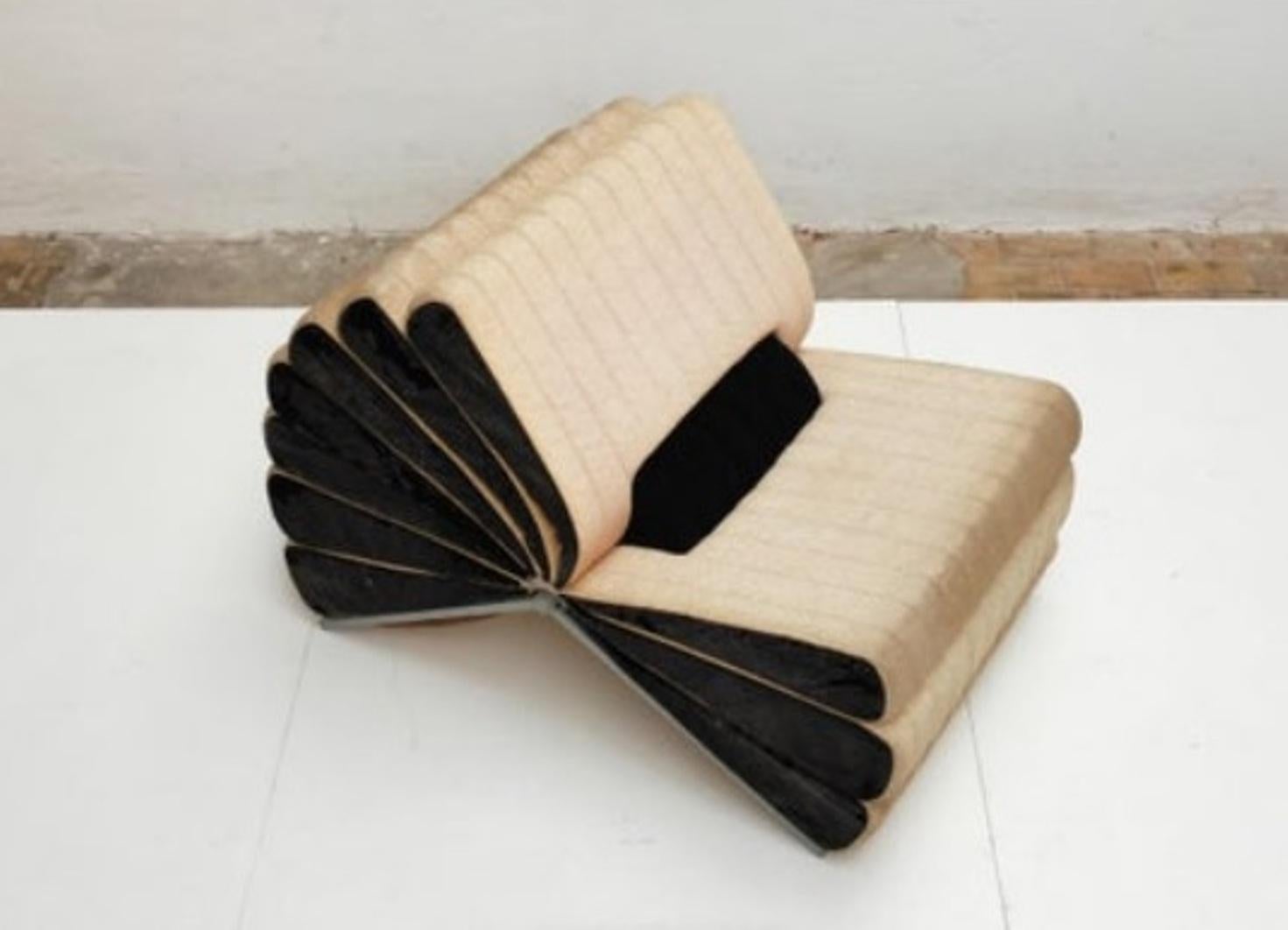 Enameled Iconic Super Rare Original Edition 'Libro' Chair by Gruppo Dam, Busnelli, 1970 For Sale