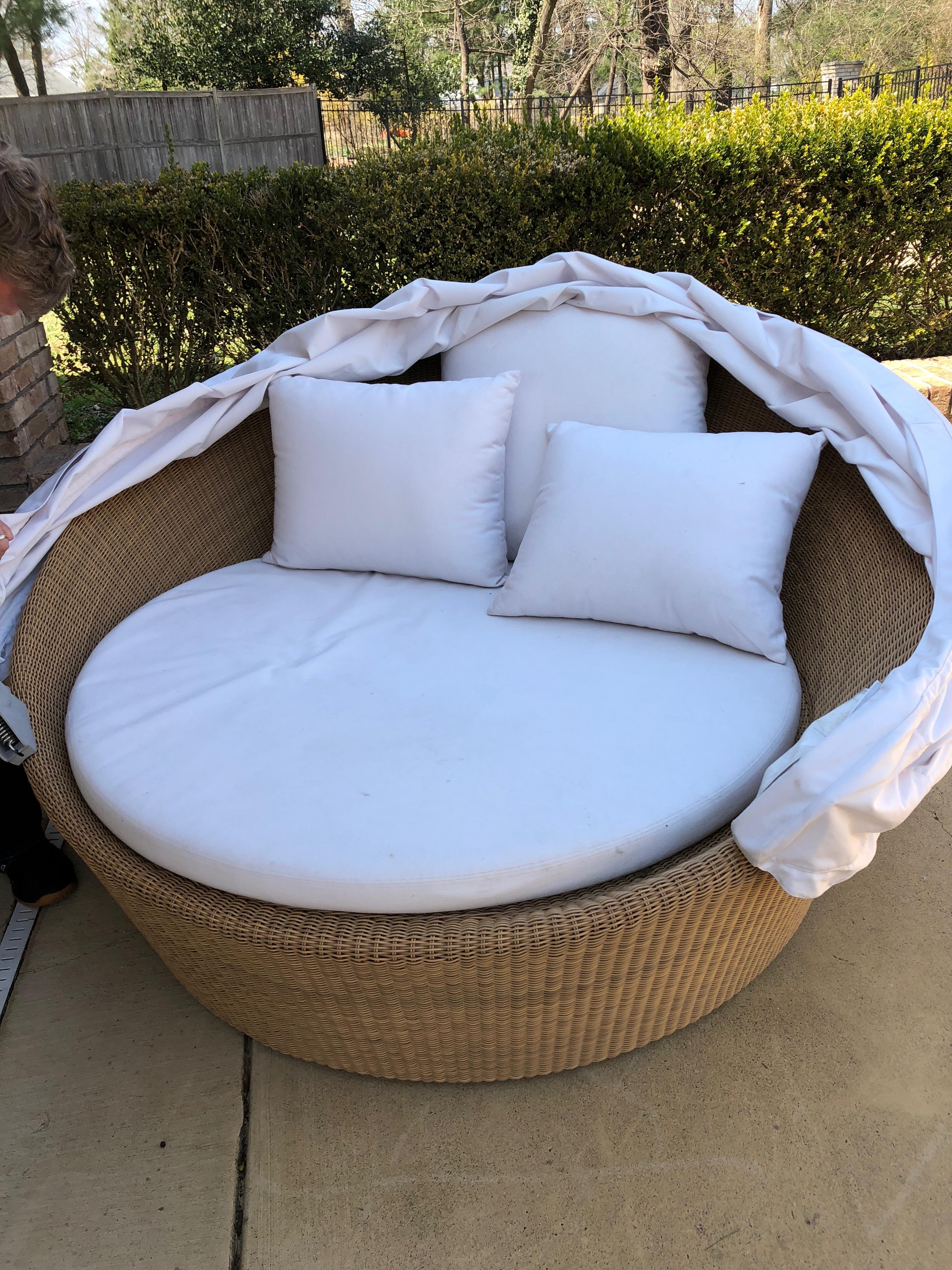 Iconic Dramatic Dedon Orbit Loveseat at 1stDibs dedon loveseat, dedon