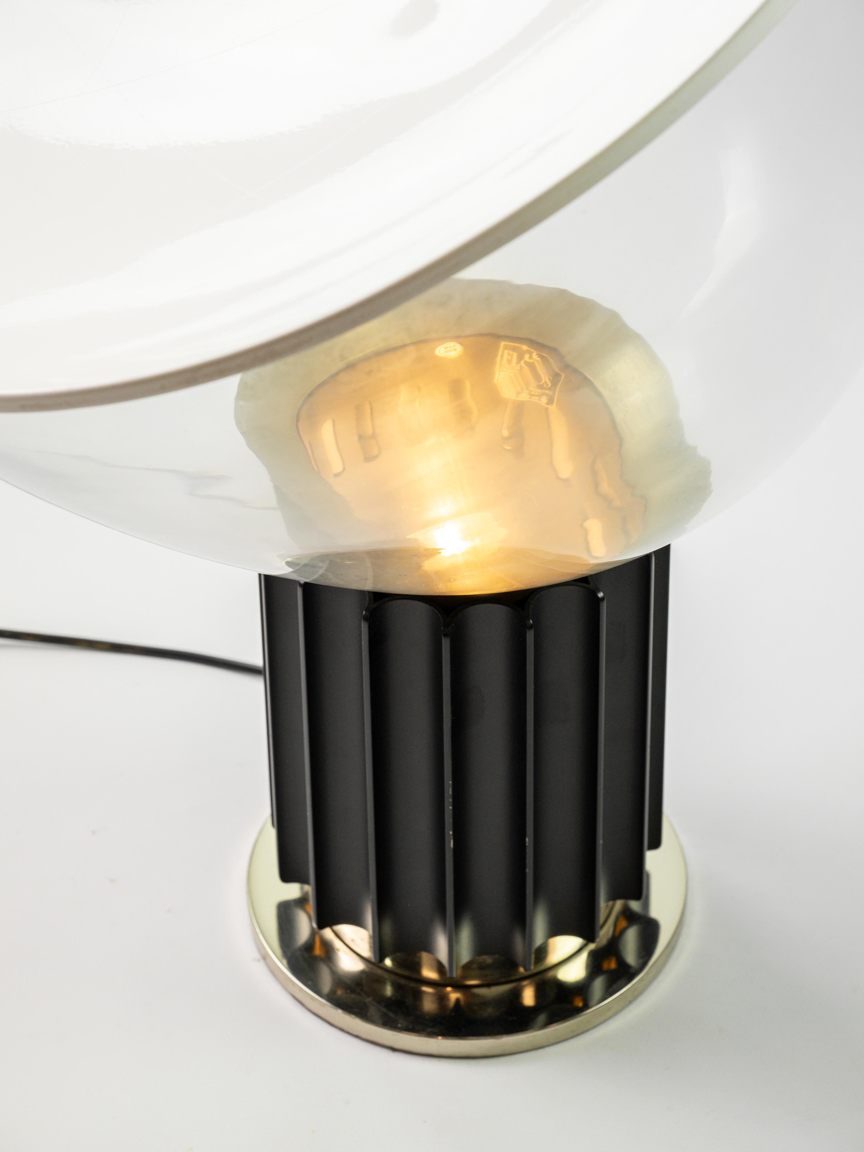 Iconic Taccia table lamp design by Achille et Pier Giacomo Castiglioni for Flos For Sale 2