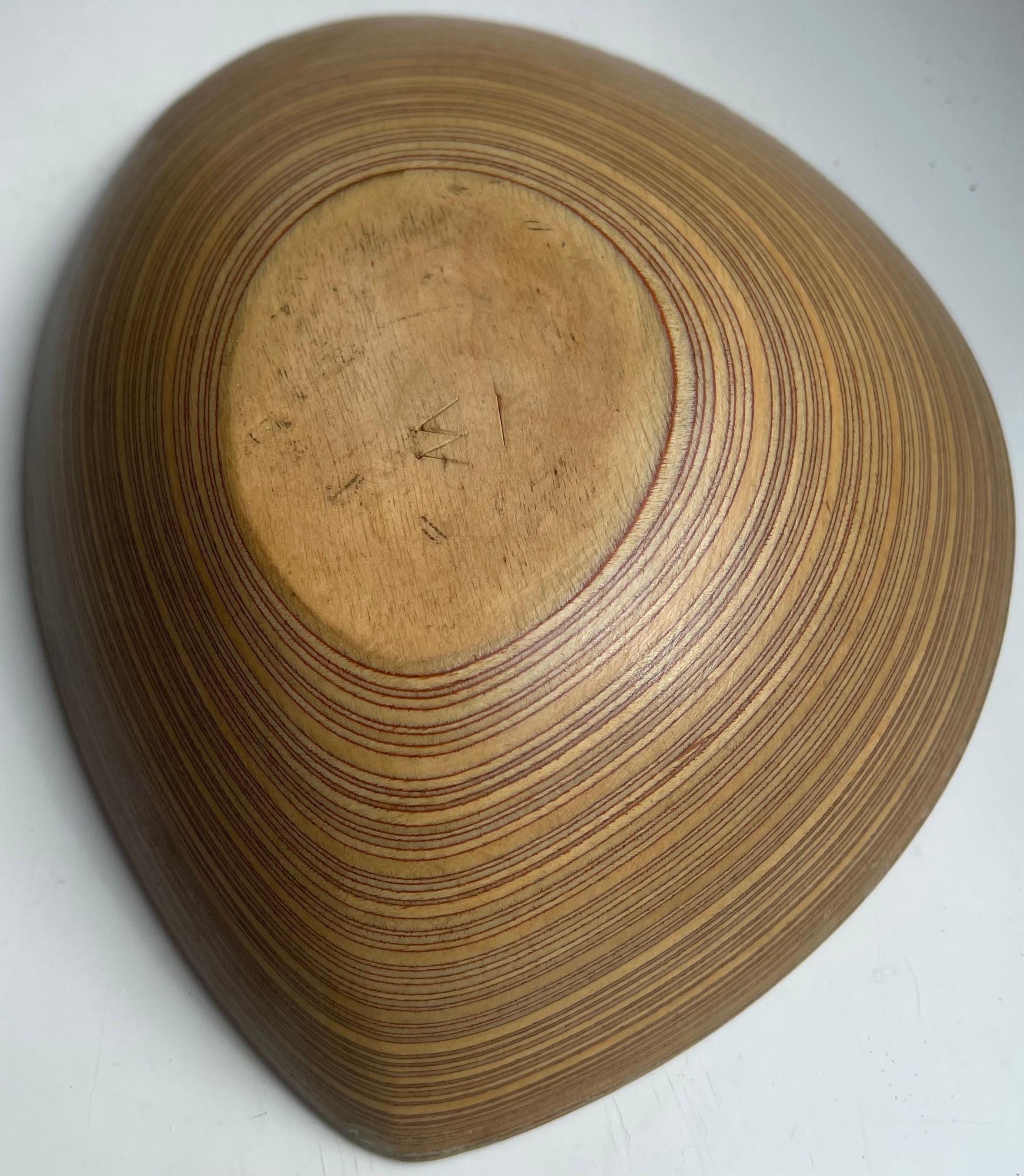Plywood iconic tapio wirkkala rythmic wood leaf For Sale