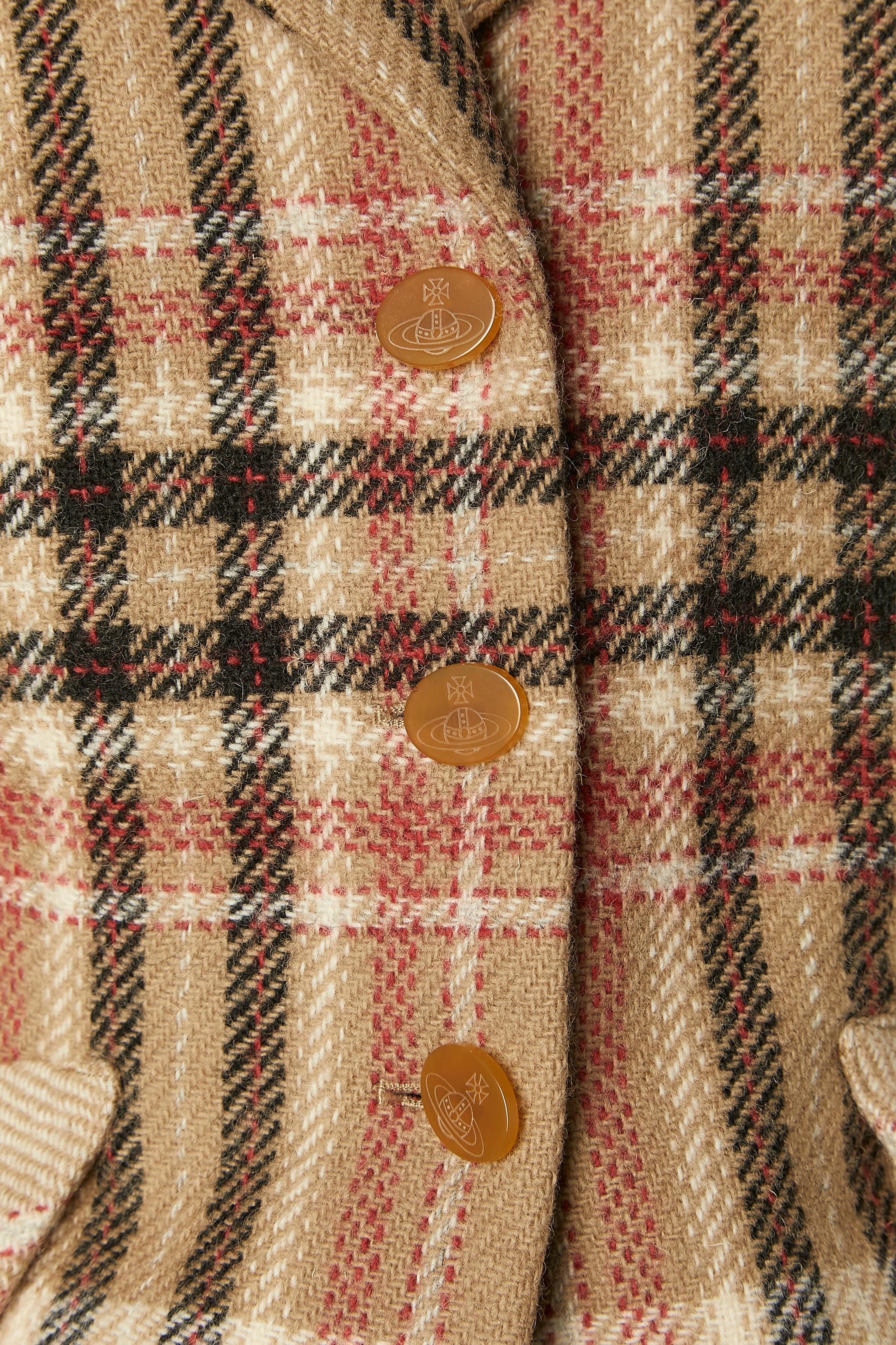 Combinaison jupe emblématique en tartan avec « faux-cul » sur la jupe Vivienne Westwood  Excellent état - En vente à Saint-Ouen-Sur-Seine, FR