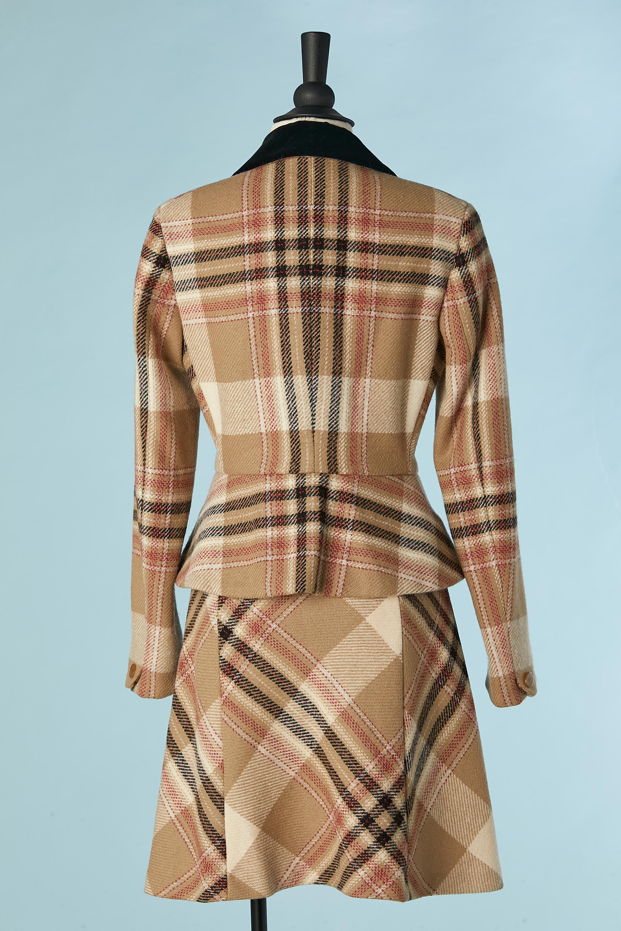 Combinaison jupe emblématique en tartan avec « faux-cul » sur la jupe Vivienne Westwood  en vente 2