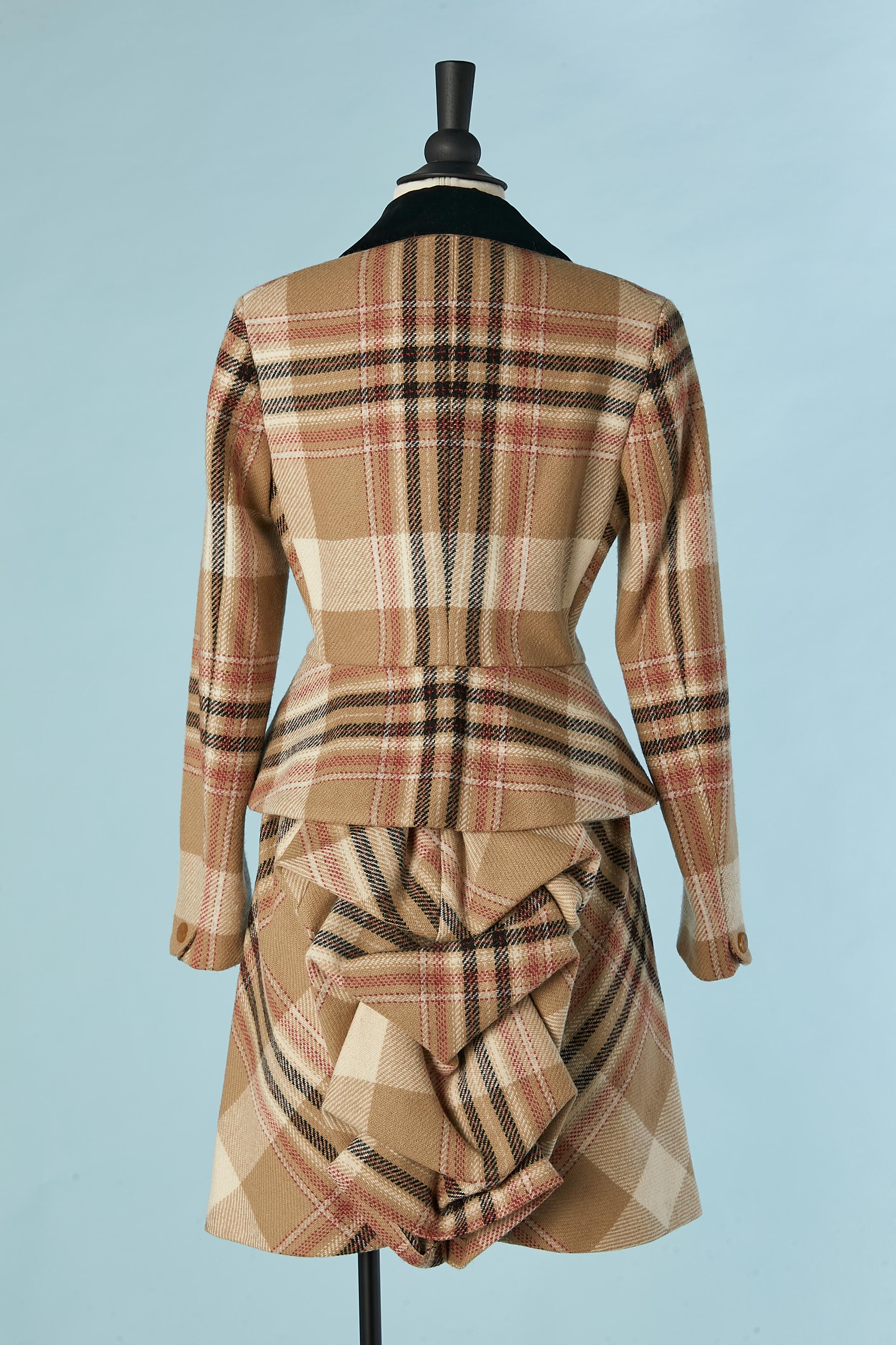Combinaison jupe emblématique en tartan avec « faux-cul » sur la jupe Vivienne Westwood  en vente 4