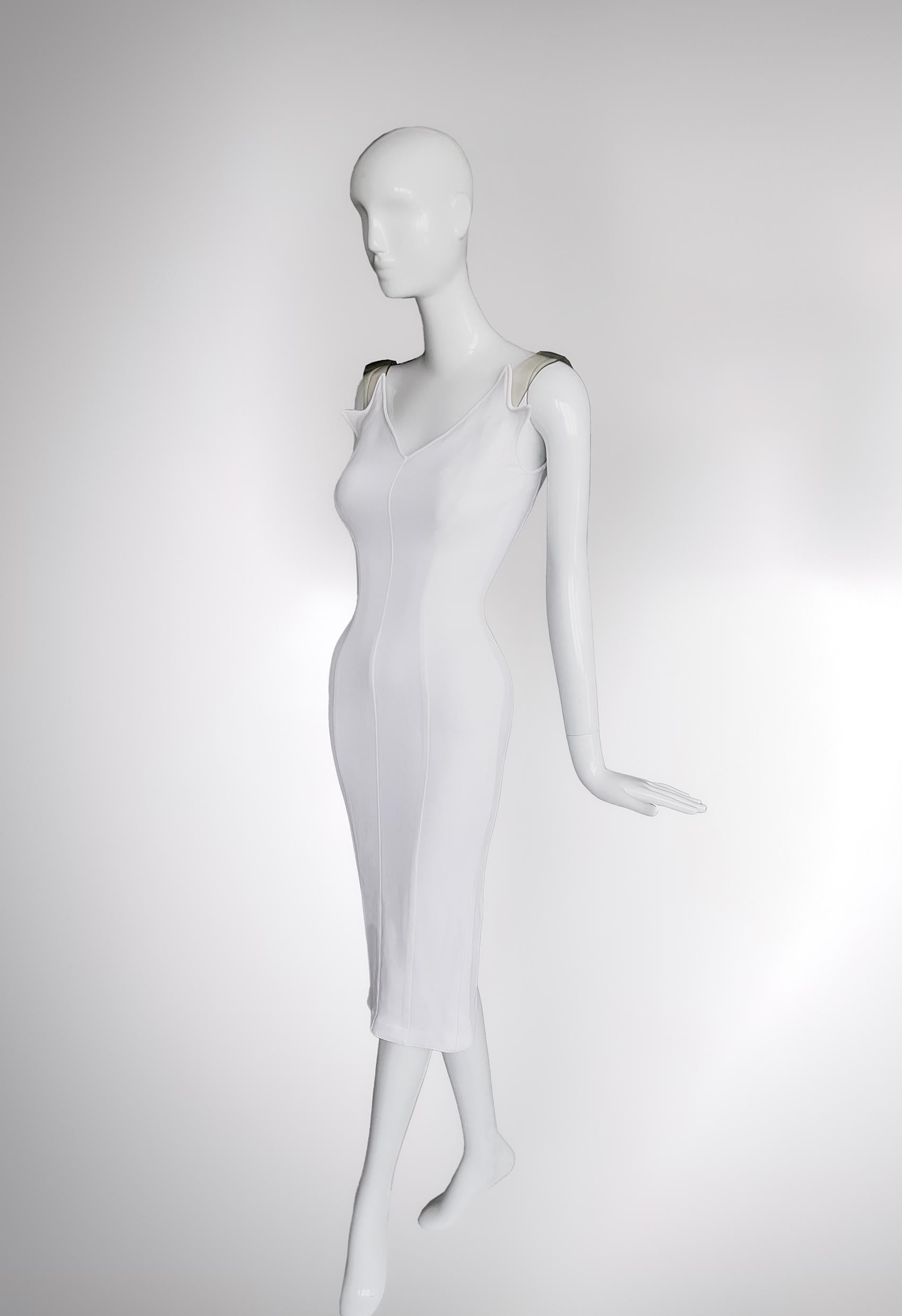 Thierry Mugler Archival SS1989 Les Atlantes Stingray Dress Sexy en vente 1