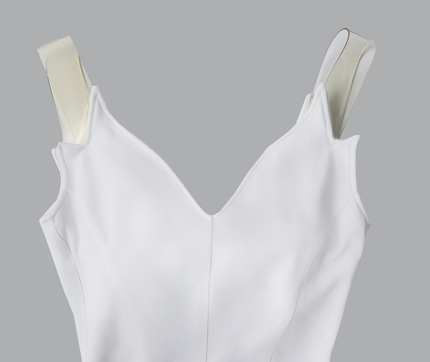 Gris Thierry Mugler Archival SS1989 Les Atlantes Stingray Dress Sexy en vente