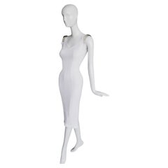 Iconic Thierry Mugler Archival SS1989 Les Atlantes Stingray Dress Sexy