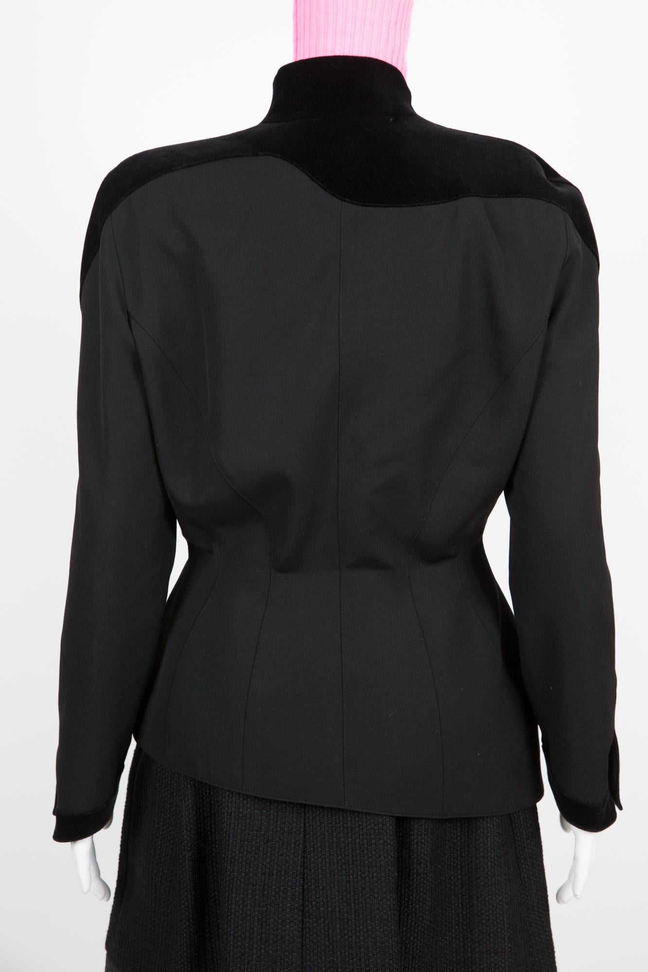 Women's Iconic Thierry Mugler Black Jacket 