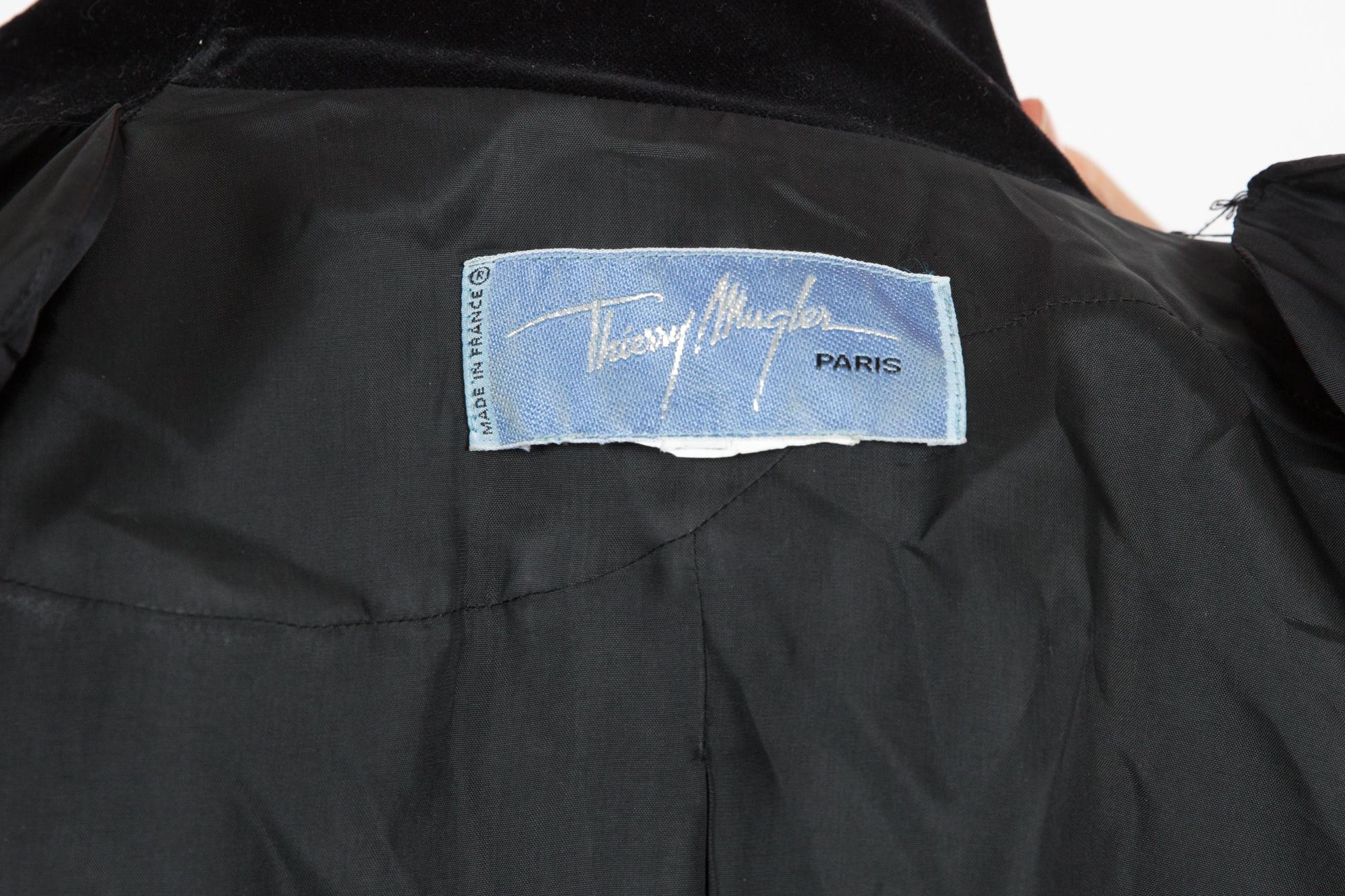 Iconic Thierry Mugler Black Jacket  1