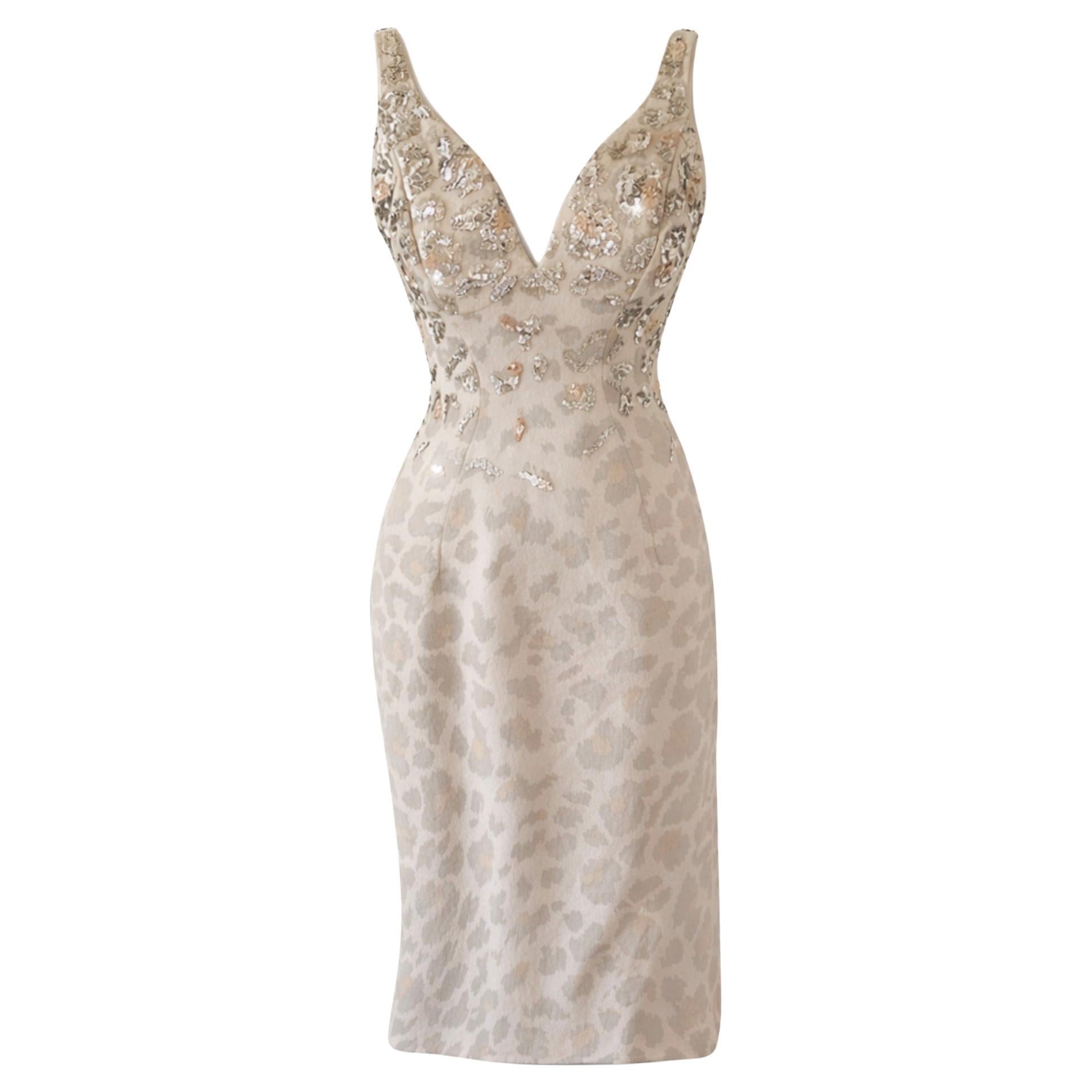Iconic Thierry Mugler Couture FW 2001 Leo Runway Dress Rare