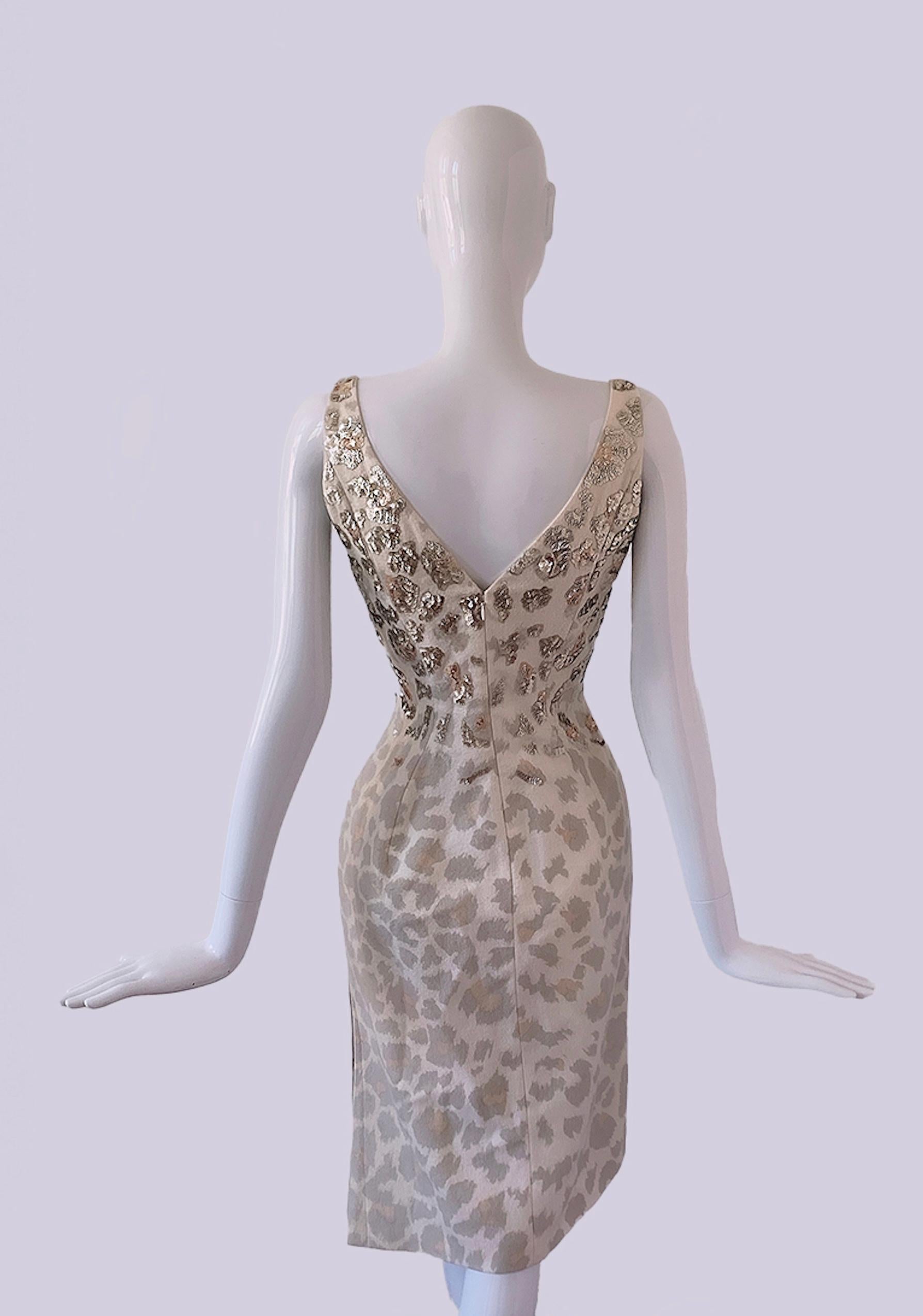 Women's Iconic Thierry Mugler Couture FW 2001 Leo Runway Dress Rare For Sale
