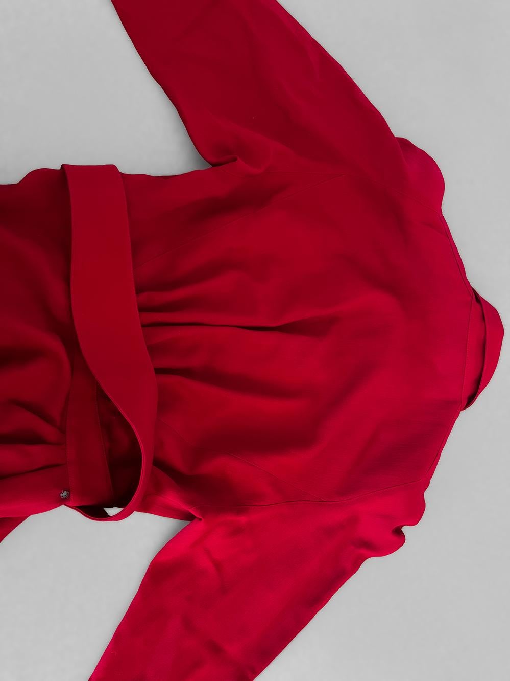 Iconic Thierry Mugler FW 1988 / 89 Les Infernales Red Dress For Sale 7