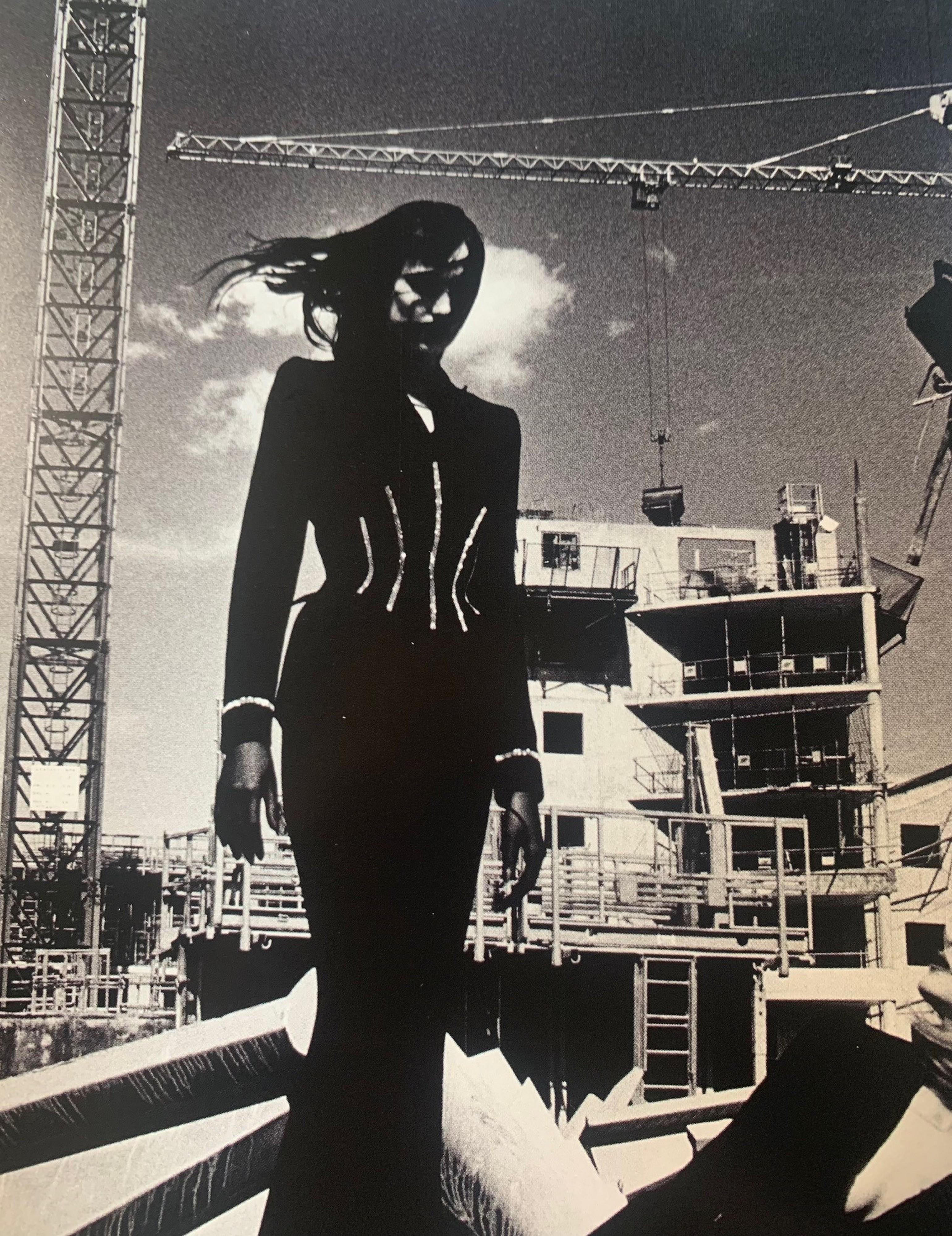 Thierry Mugler - Ensemble iconique veste en cristal Helmut Newton, collection automne-hiver 1998 Pour femmes en vente
