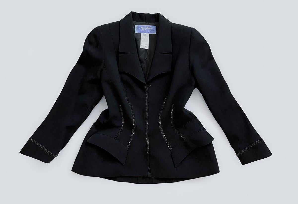 Thierry Mugler - Ensemble iconique veste en cristal Helmut Newton, collection automne-hiver 1998 en vente 11