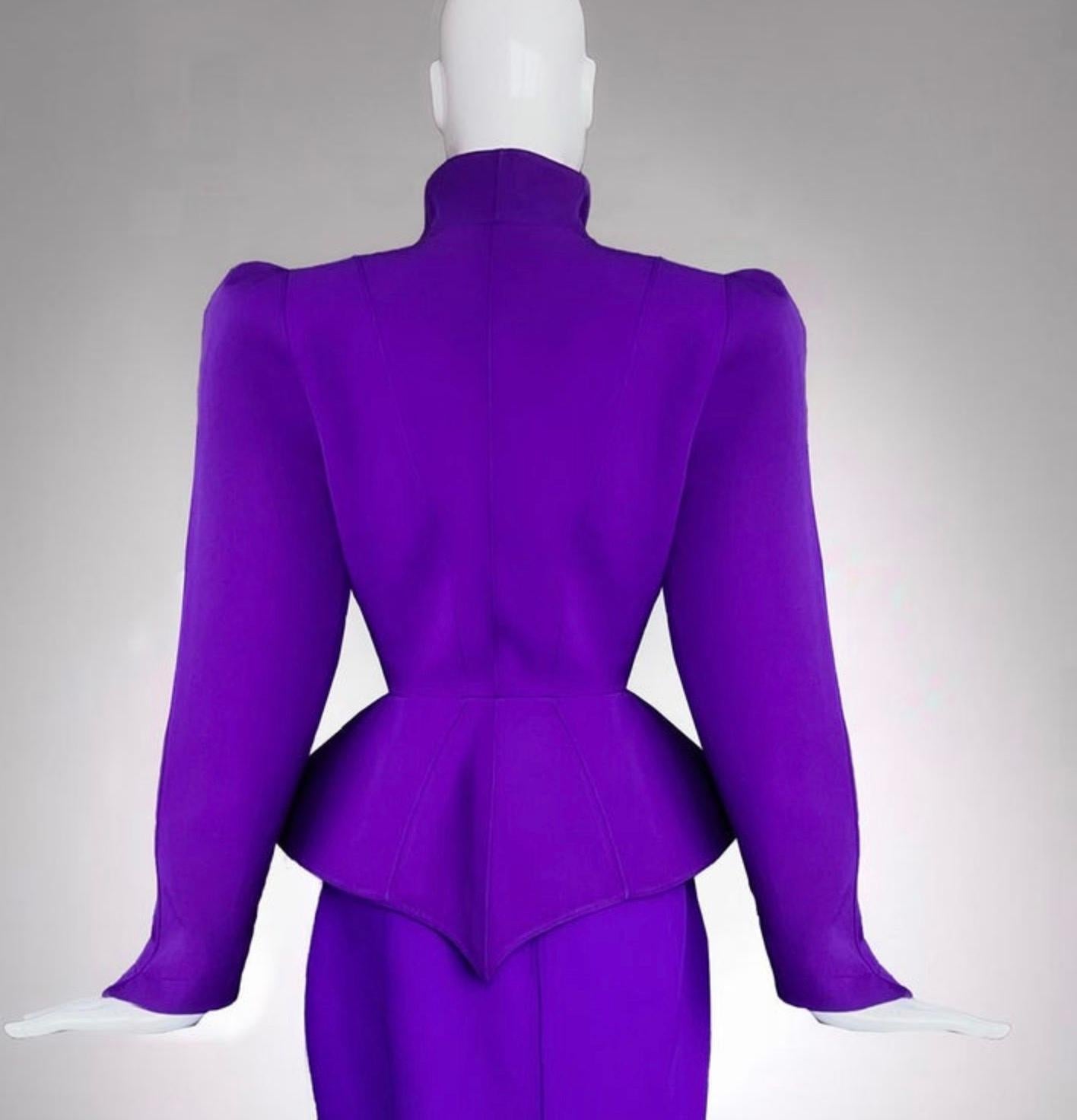 Iconic Thierry Mugler LES INFERNALES 1988/89 Sculptural Jacket For