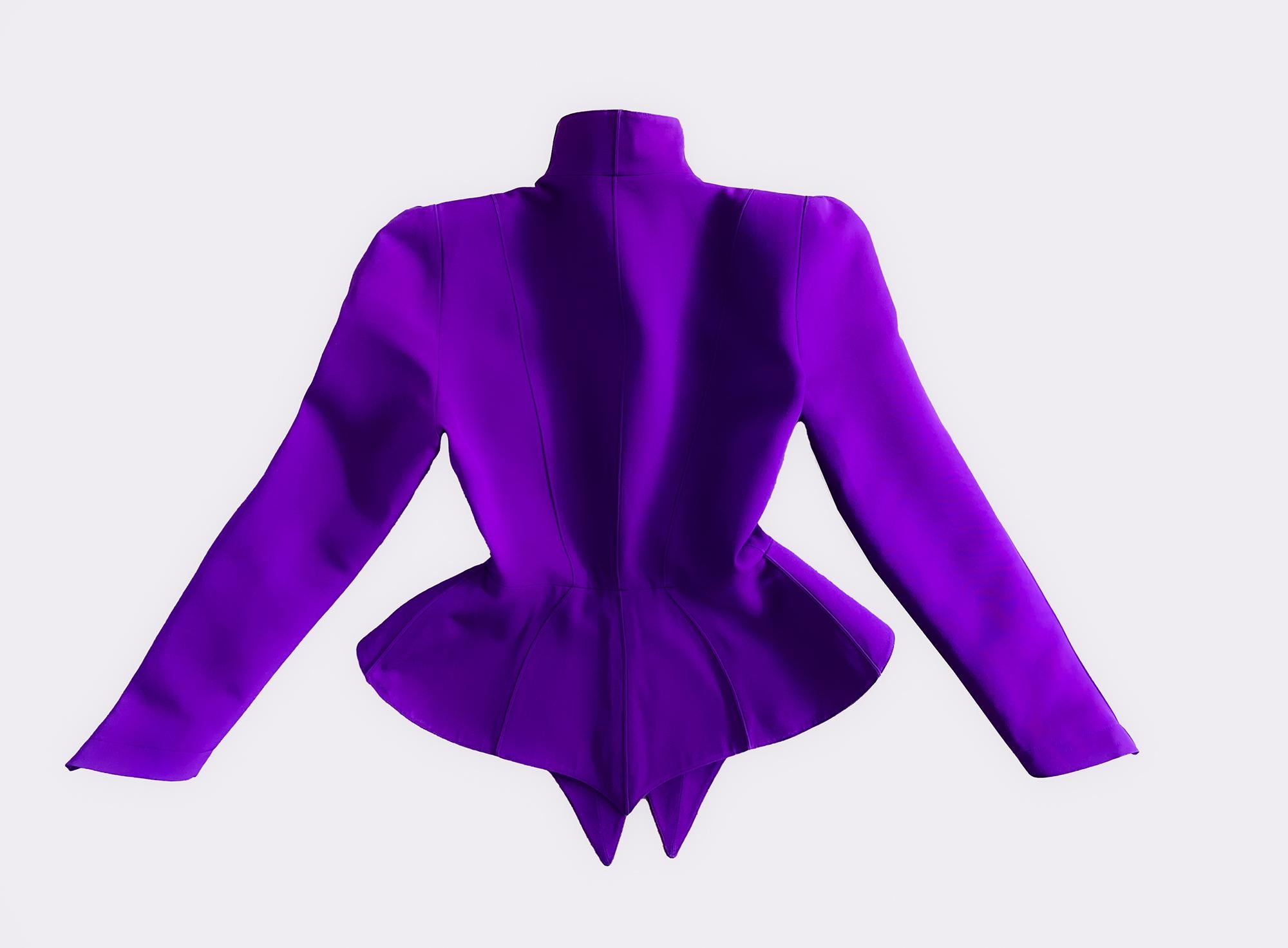 Iconic Thierry Mugler LES INFERNALES Suit 1988/89 Jacket Skirt For Sale 8