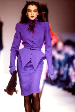 Iconico abito Thierry Mugler LES INFERNALES 1988/89 Giacca Gonna