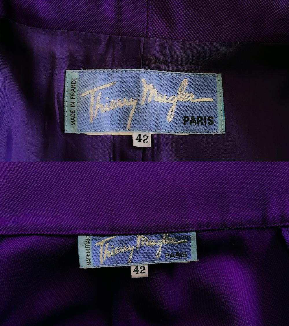 Iconic Thierry Mugler LES INFERNALES Suit 1988/89 Jacket Skirt For Sale 3
