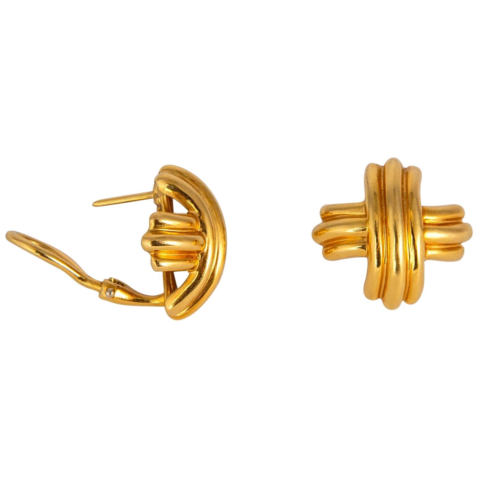 Iconic Tiffany 
Co. Criss Cross Earrings