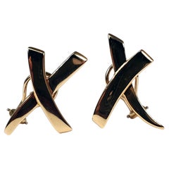 Ikonische Tiffany & Co.-Werke Große ""X"-Ohrringe
