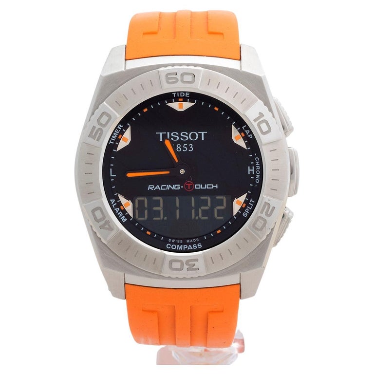 Iconic Tissot T Touch Racing Ref T002520A. Orange Dial. Discontinued ...