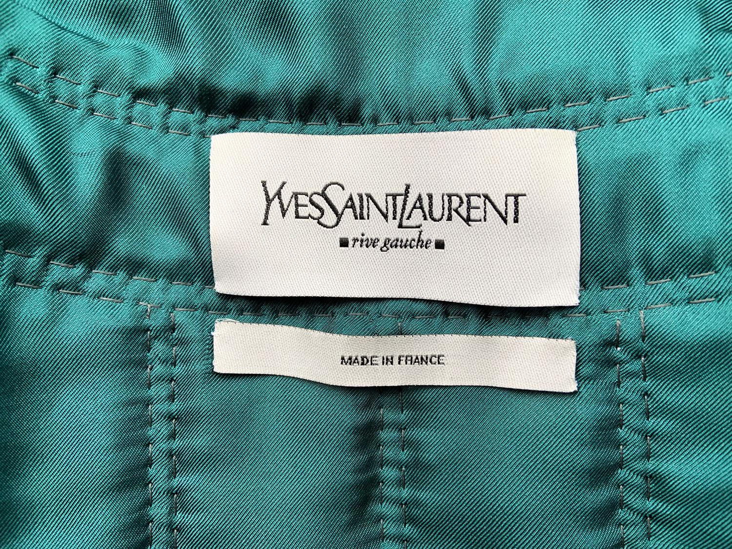 Icono Tom Ford for Yves Saint Laurent FW 2004 Falda Pagoda de Seda 3 PC Traje Fr 36 en venta 7