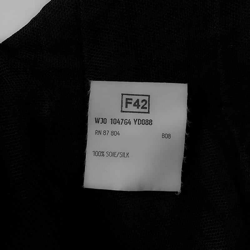 Icone Tom Ford for Yves Saint Laurent FW2002 Runway Silk Black Corset and Skirt (Corset et jupe en soie noire) en vente 7