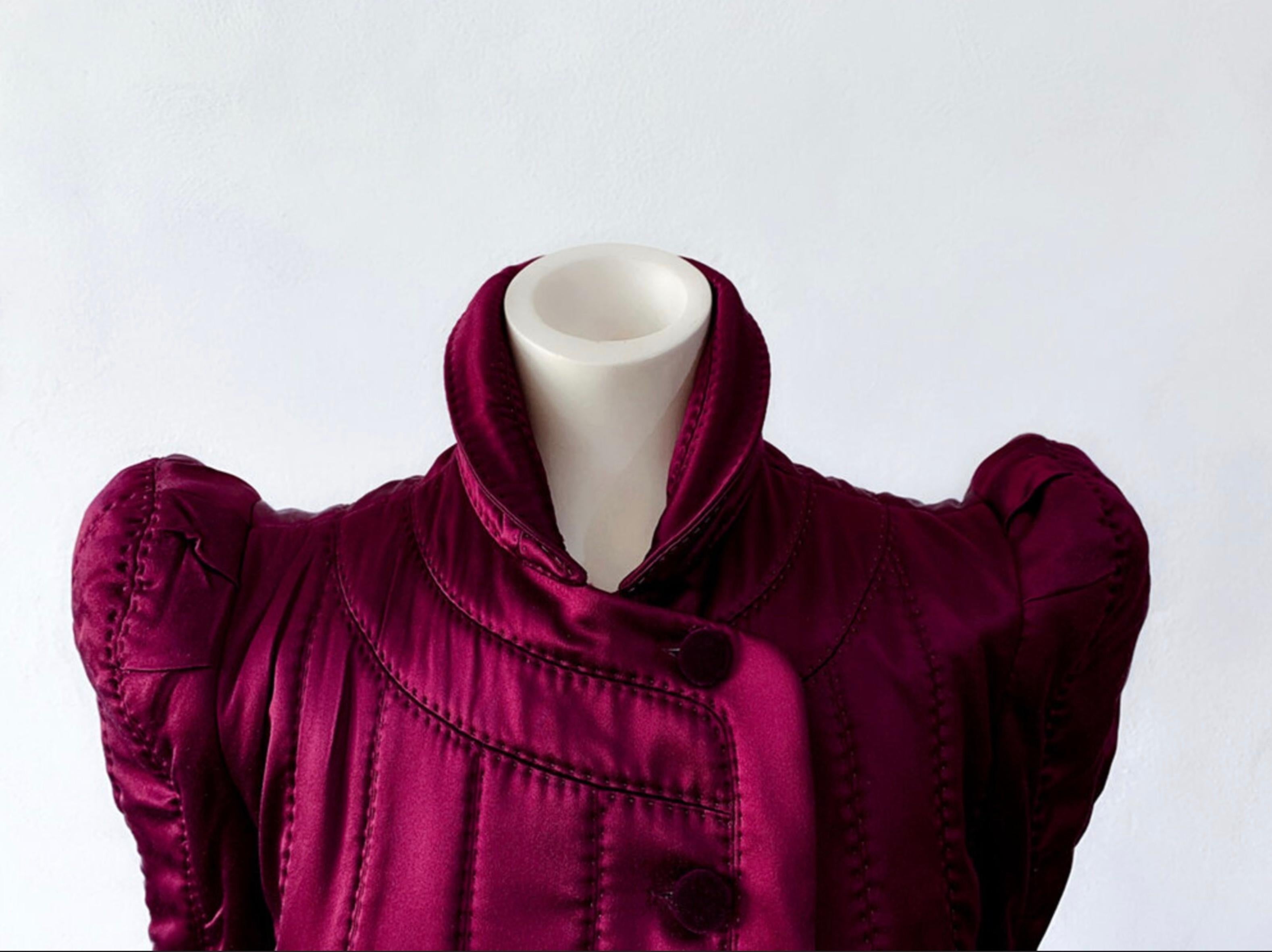 Women's Iconic Tom Ford Yves Saint Laurent 2004 Silk Pagoda Jacket  YSL For Sale