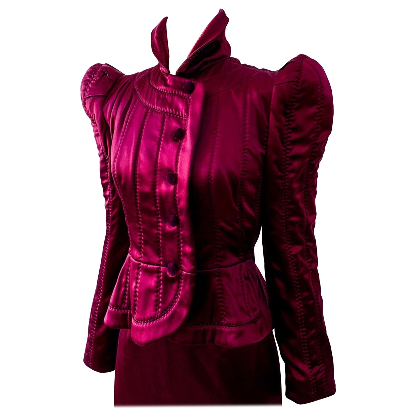 Tom Ford Yves Saint Laurent Iconique veste pagode en soie 2004  YSL