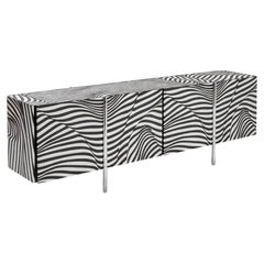Iconic Trix & Robert Haussmann Amor Stripe 12 “Zebra” Credenza by Wogg