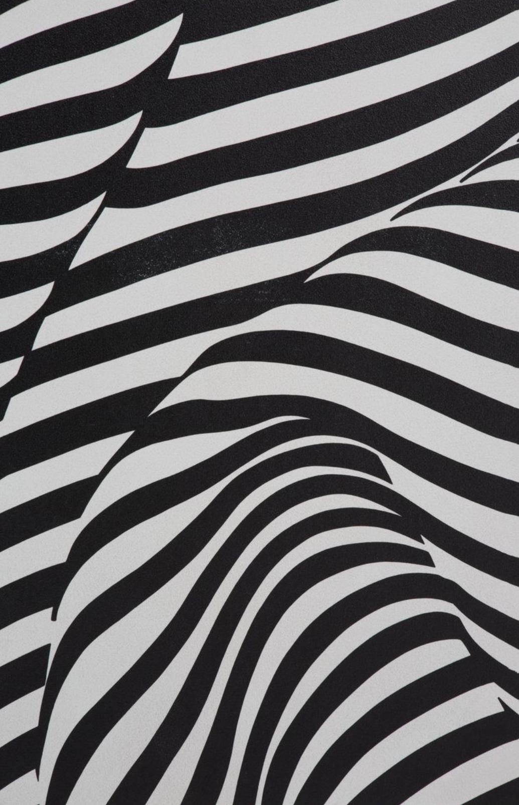 Fin du 20e siècle Iconic Trix & Robert Haussmann Amor Stripe 12 “Zebra” Credenza by Wogg en vente