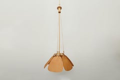 Iconic "Uchiwa" Chandelier by Ingo Maurer for Design M, Germany 1970