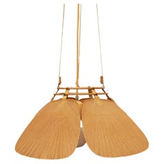 Iconic "Uchiwa" Chandelier by Ingo Maurer for Design M, Germany 1970