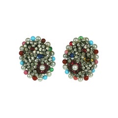 Retro Iconic Valentino Earrings by Maison Gripoix 