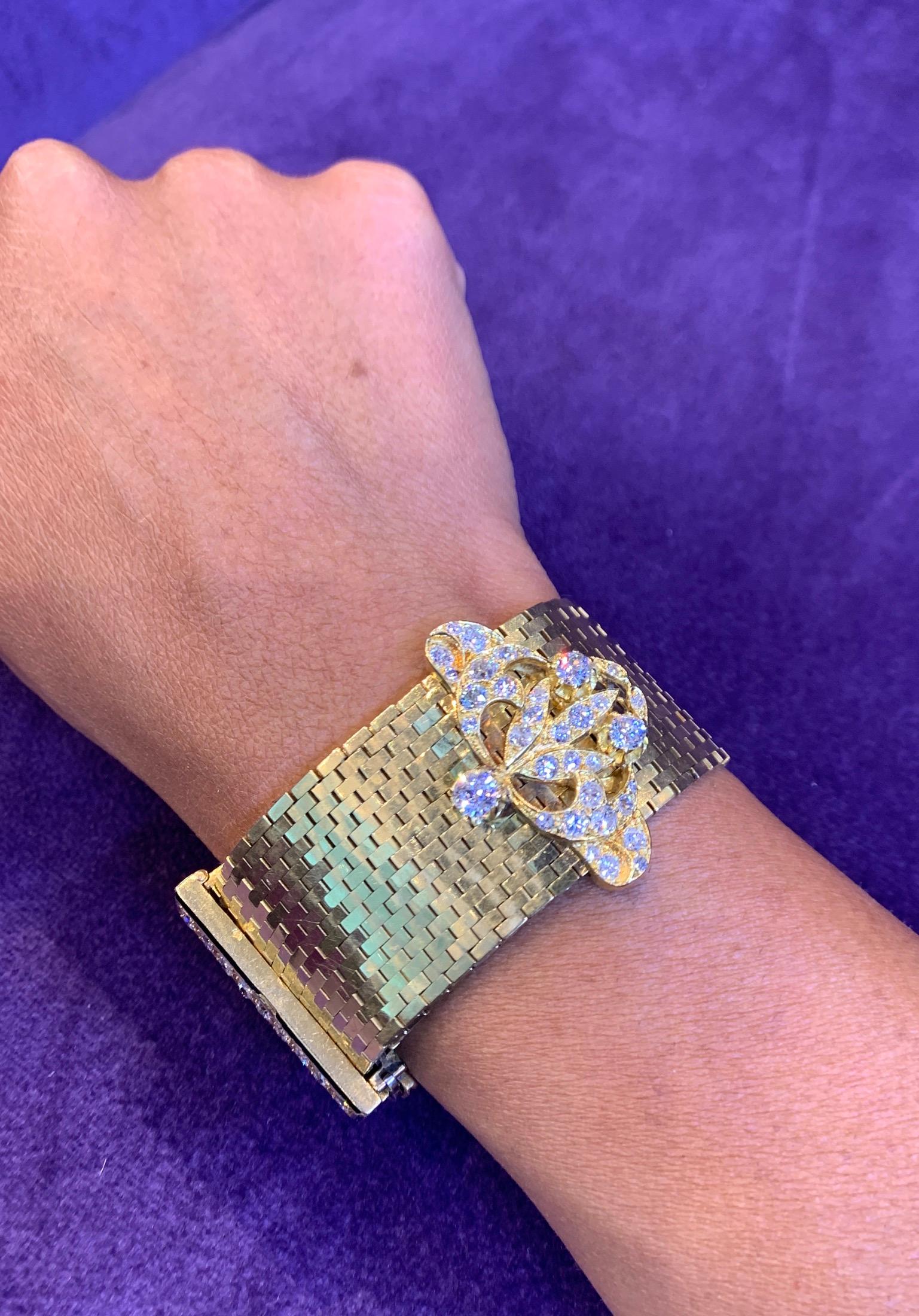 Iconic Van Cleef and Arpels Ludo Diamond Bracelet For Sale at 1stDibs