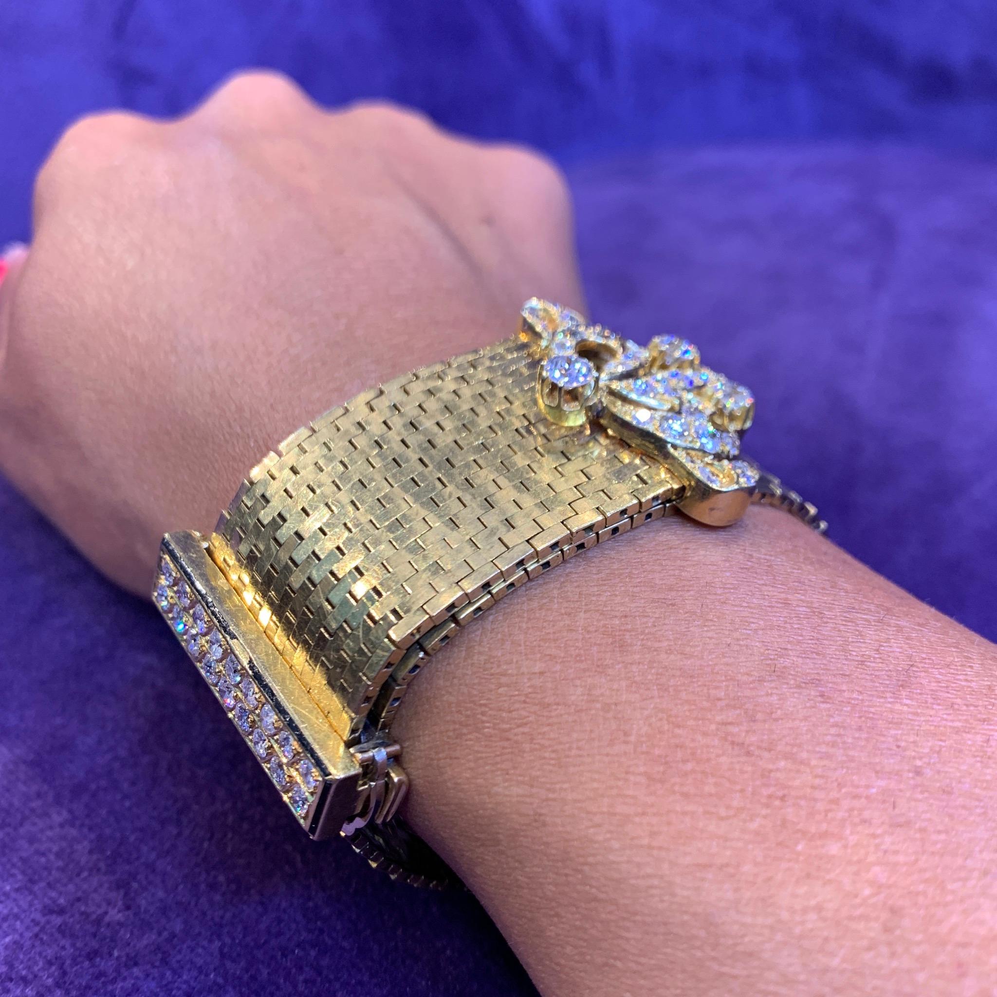 Iconic Van Cleef and Arpels Ludo Diamond Bracelet For Sale at 1stDibs