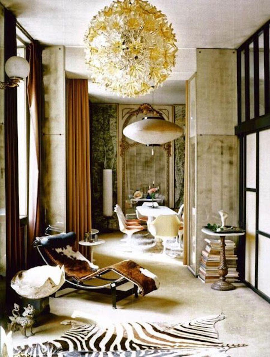 Metà XX secolo Iconico lampadario Venini Esprit, 1970 in vendita