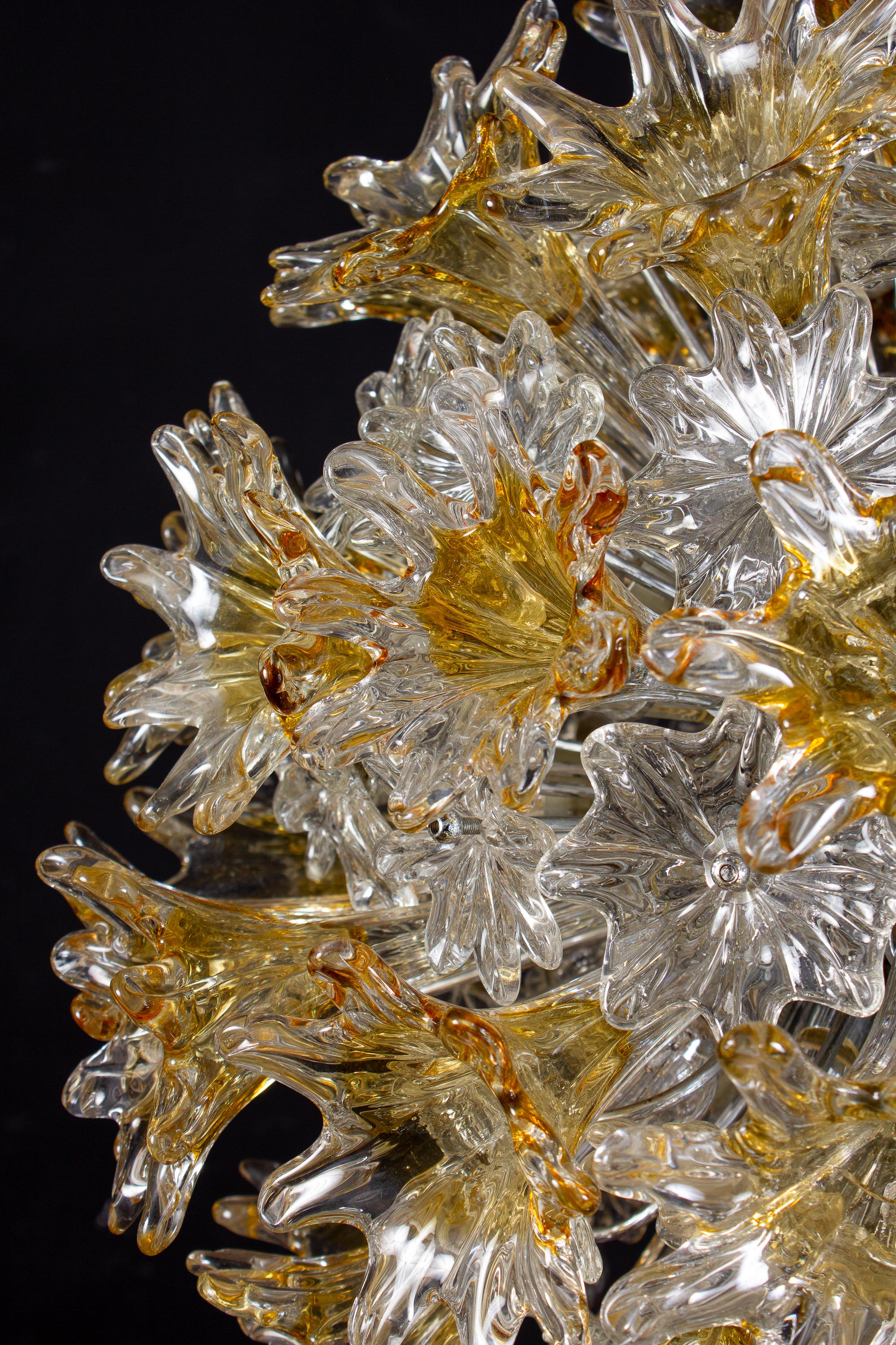 Iconic Venini Esprit Chandelier, 1970 For Sale 2