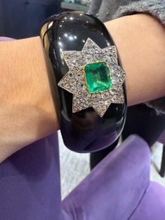 Bracciale con smeraldo e diamanti dell'iconica Verdura