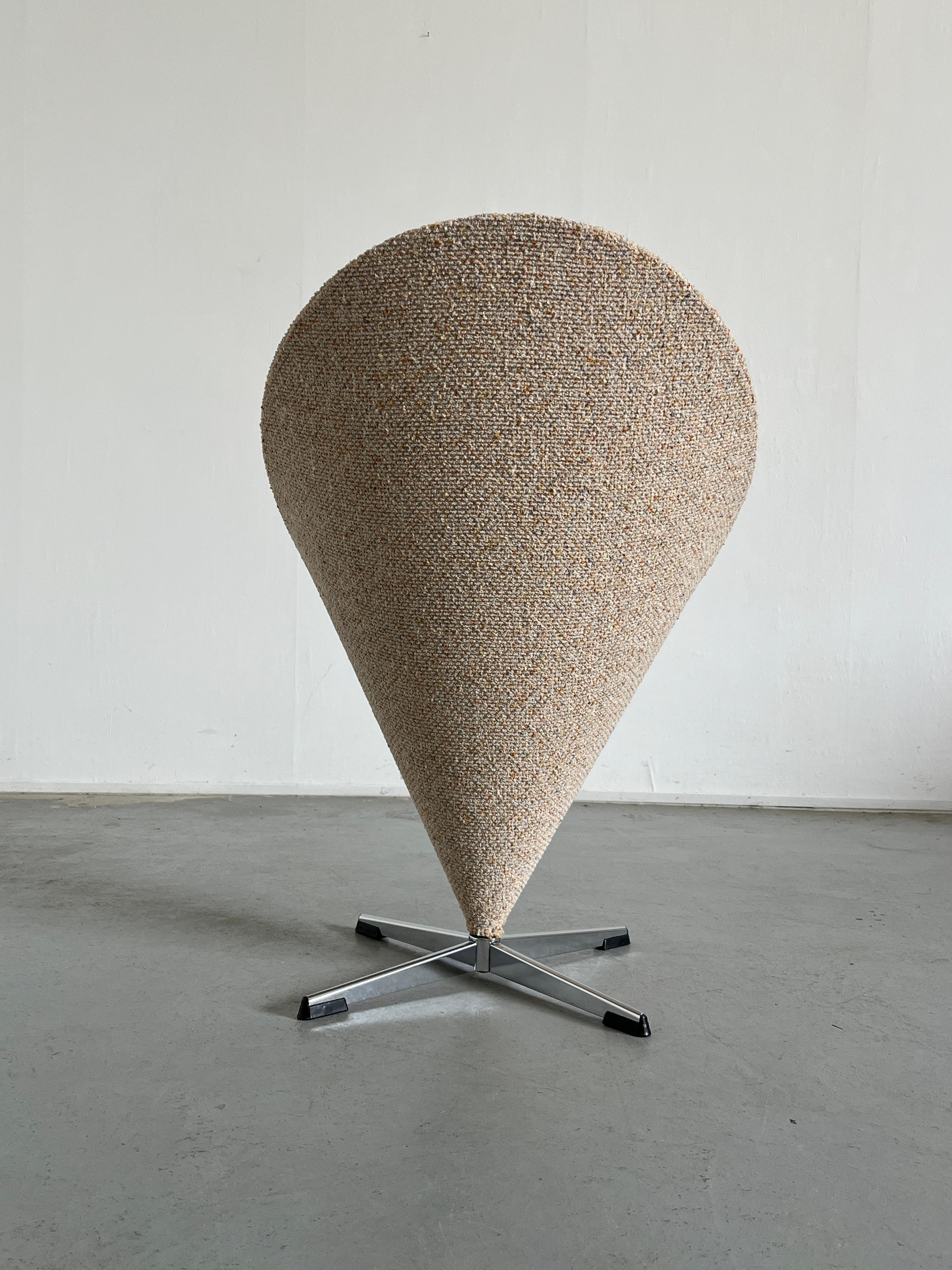 Iconic Verner Panton 'Cone' Chair, 1950s Denmark In Good Condition For Sale In Zagreb, HR