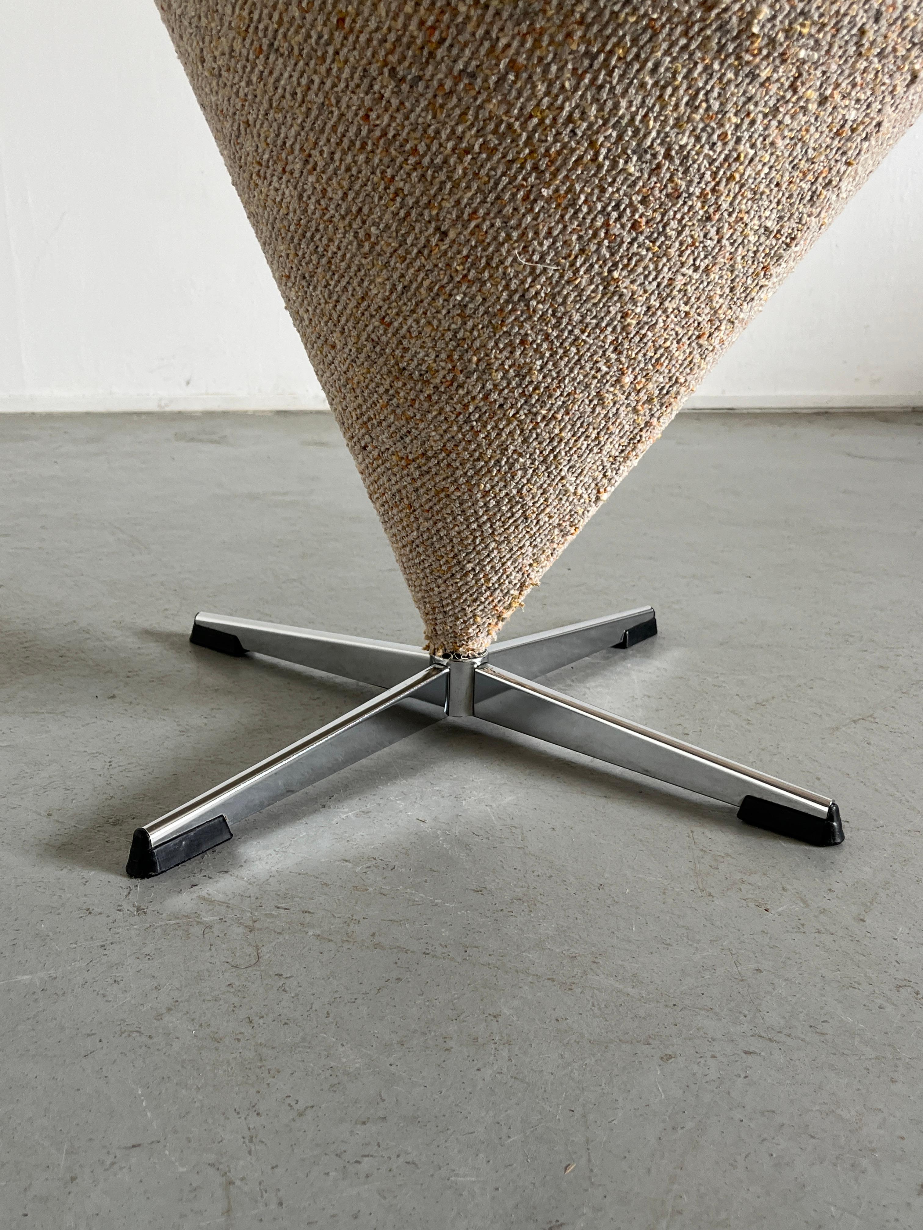 Iconic Verner Panton 'Cone' Chair, 1950s Denmark For Sale 1